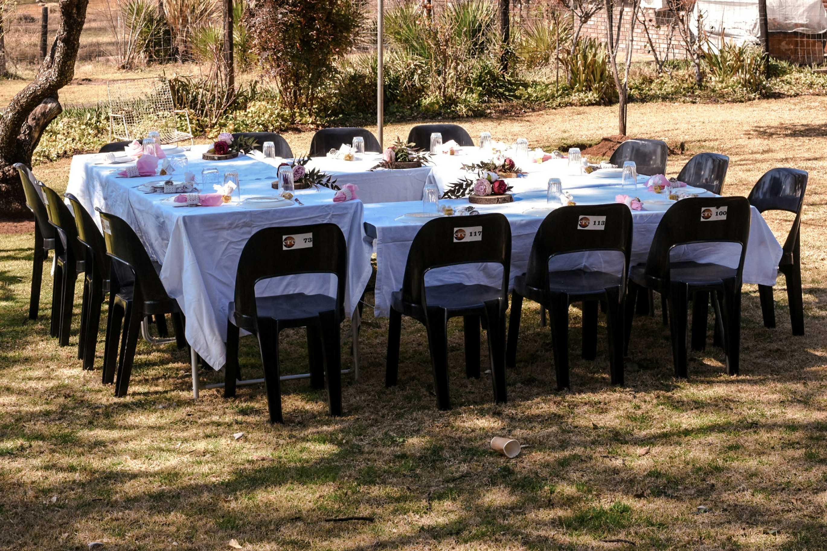 private catering table