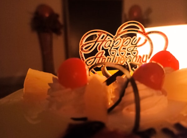 Vintage Theme Anniversary Cake