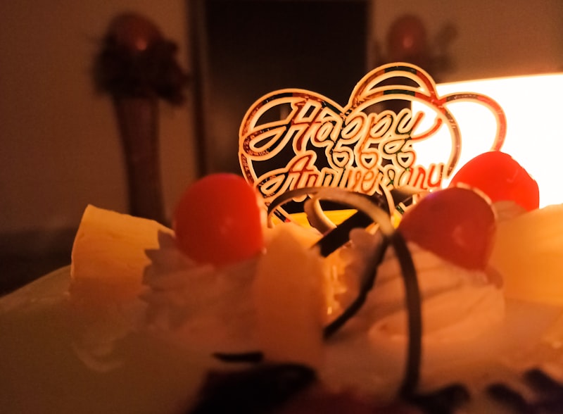 Vintage Theme Anniversary Cake
