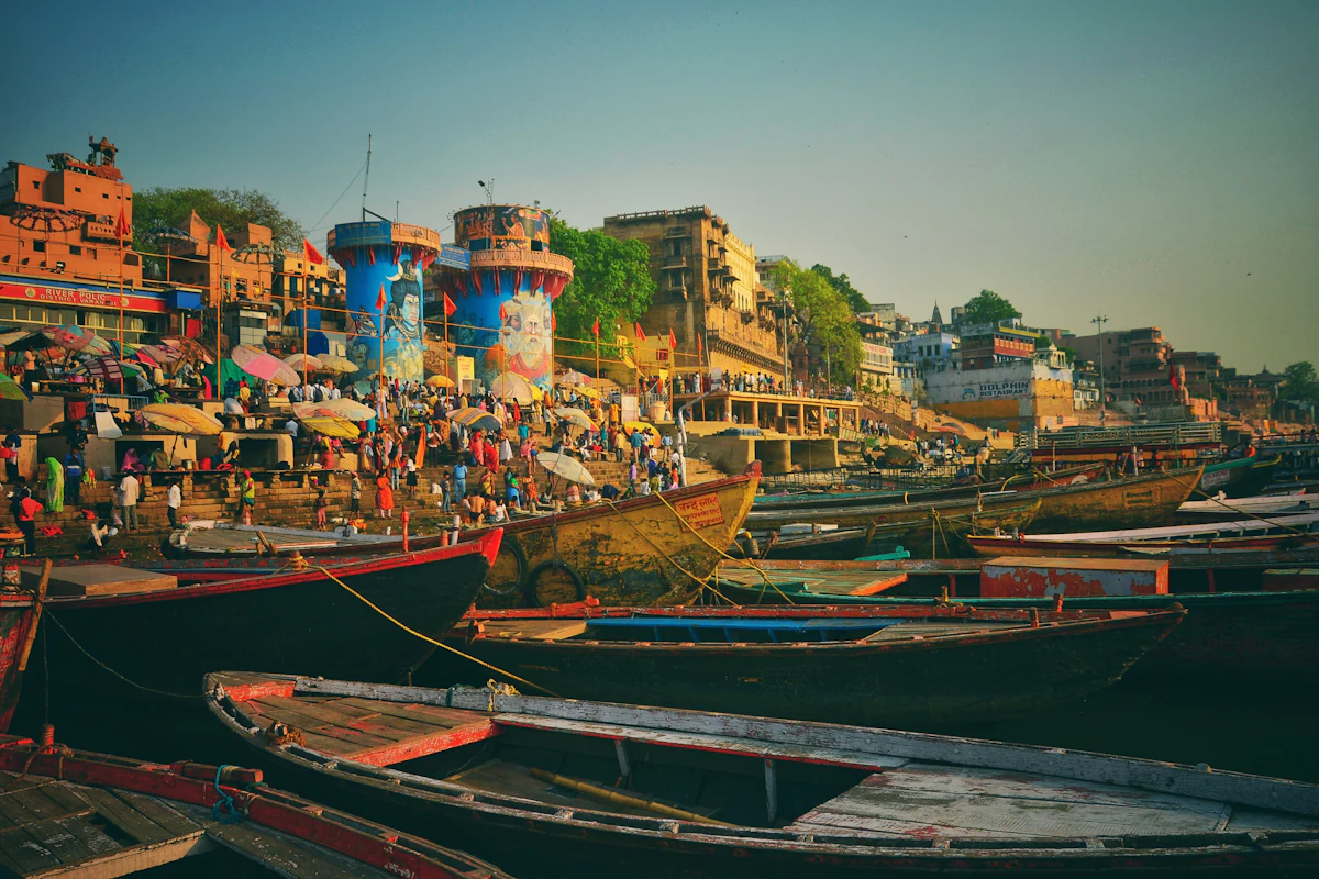 Varanasi morning ghat