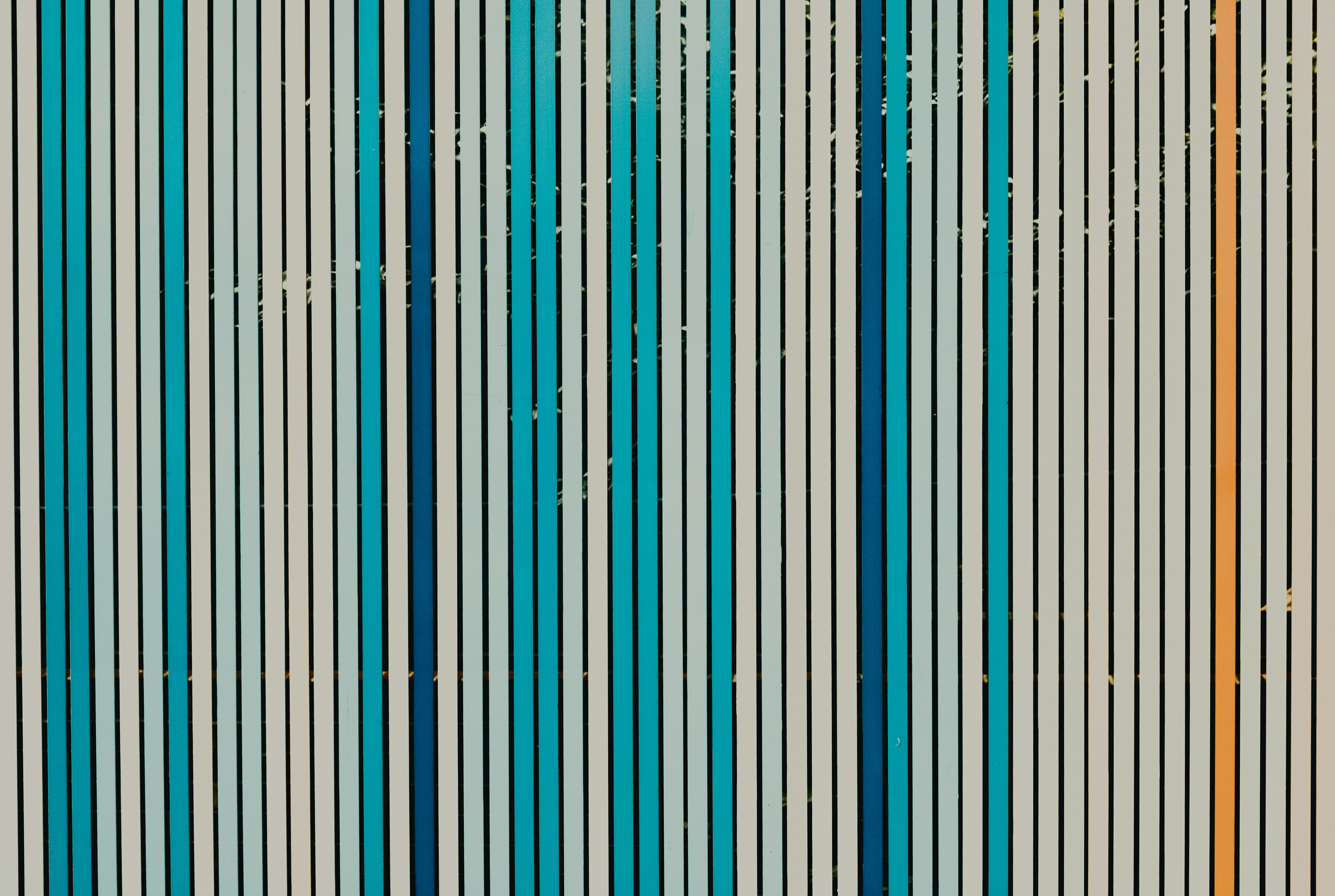 blue and white striped textile