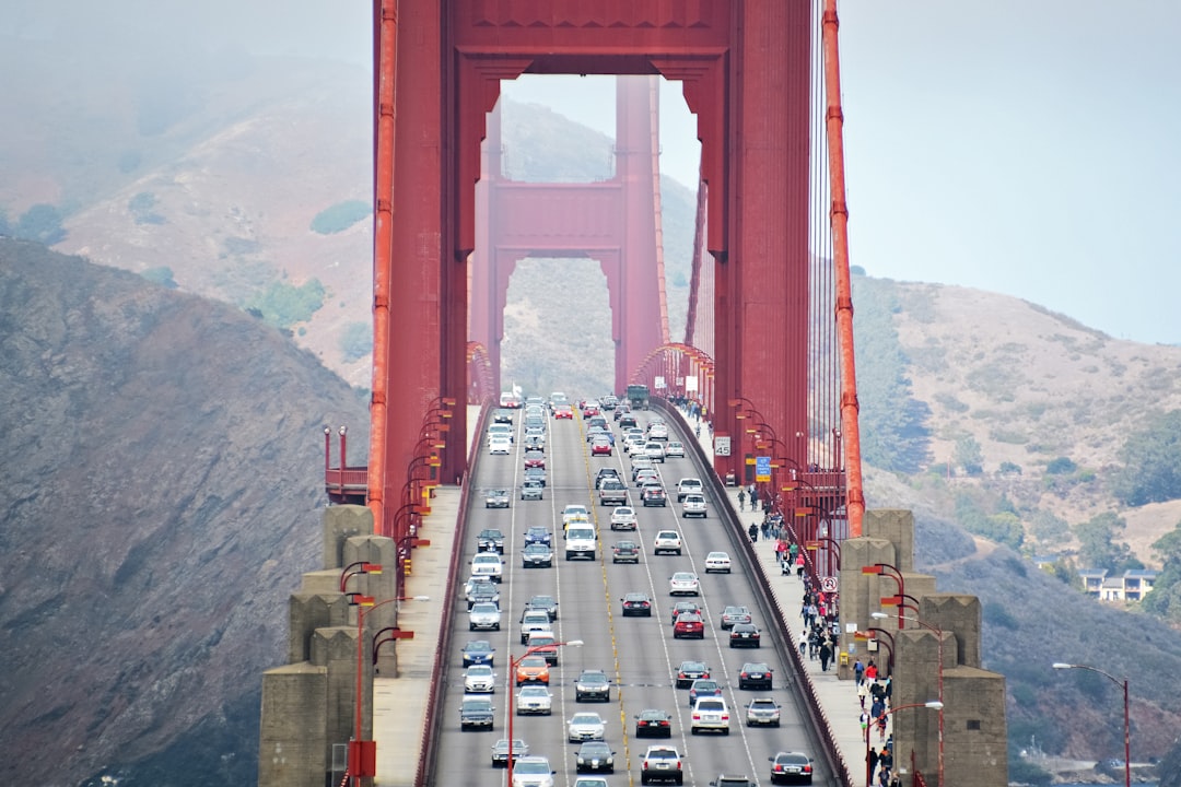 red bridge over the river