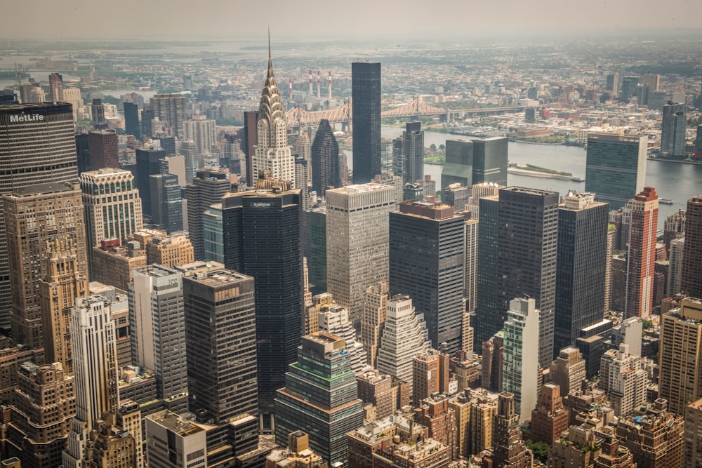 aerial view of city buildings during daytime