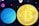 A golden Bitcoin coin adorned with intricate circuit designs is prominently placed against a background that is reminiscent of outer space, featuring large planet-like shapes in shades of blue and purple and small scattered dots in various colors.