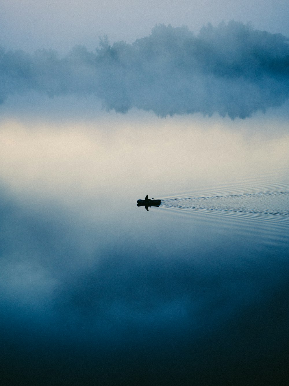 black and white ship on sea under white clouds