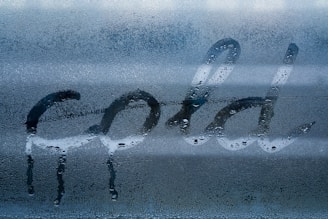 water droplets on glass panel