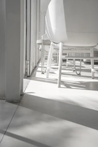 Stylish home accessories in a bright, minimalist setting with natural light.