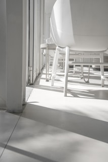 Bright office with natural light and minimalistic decor