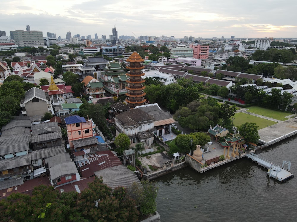 aerial view of city buildings during daytime