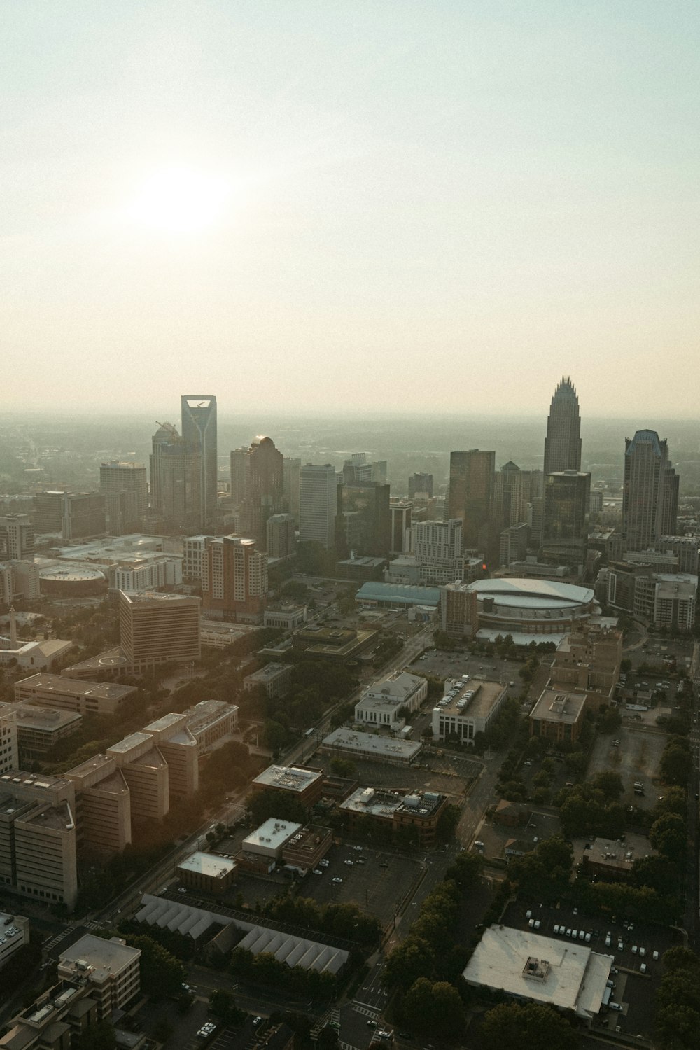 aerial view of city buildings during daytime