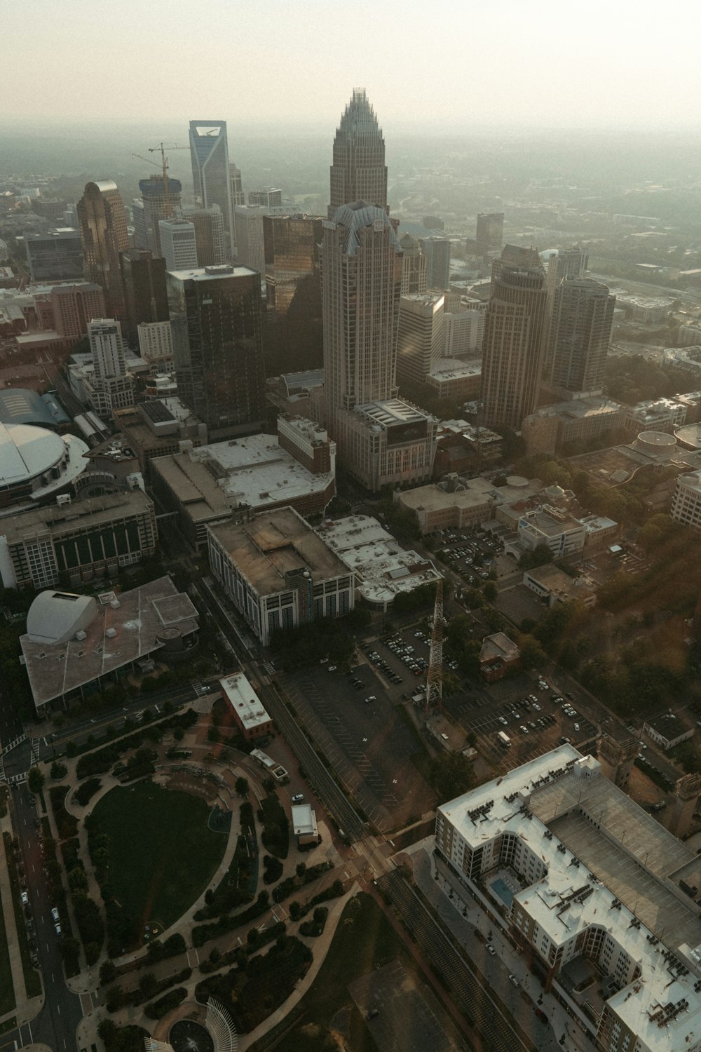 aerial view of city buildings during daytime