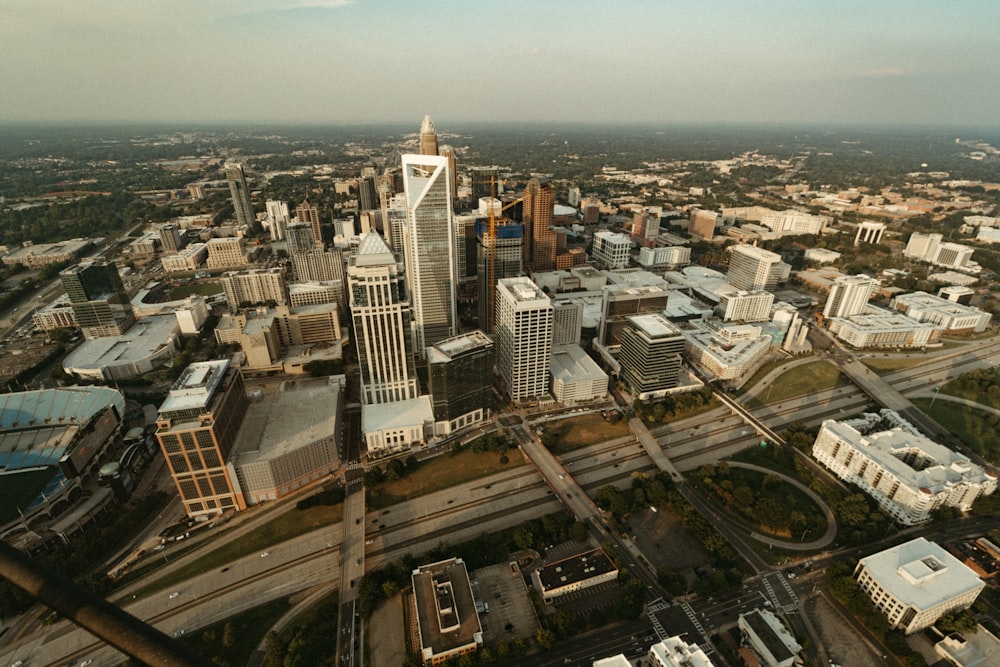 aerial view of city buildings during daytime