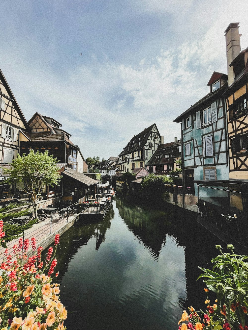 houses near body of water during daytime