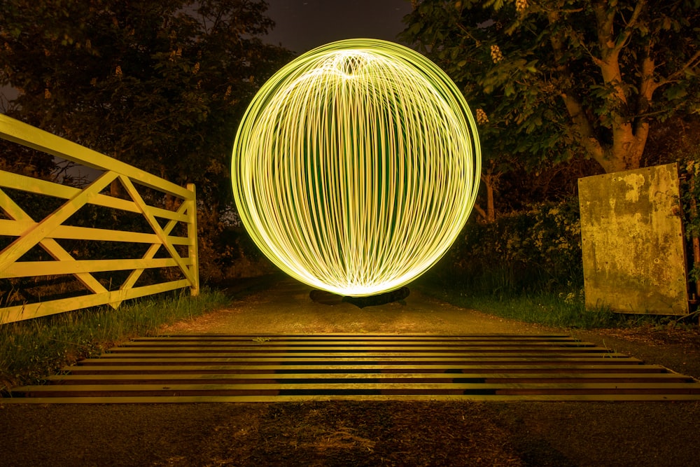 time lapse photography of purple light