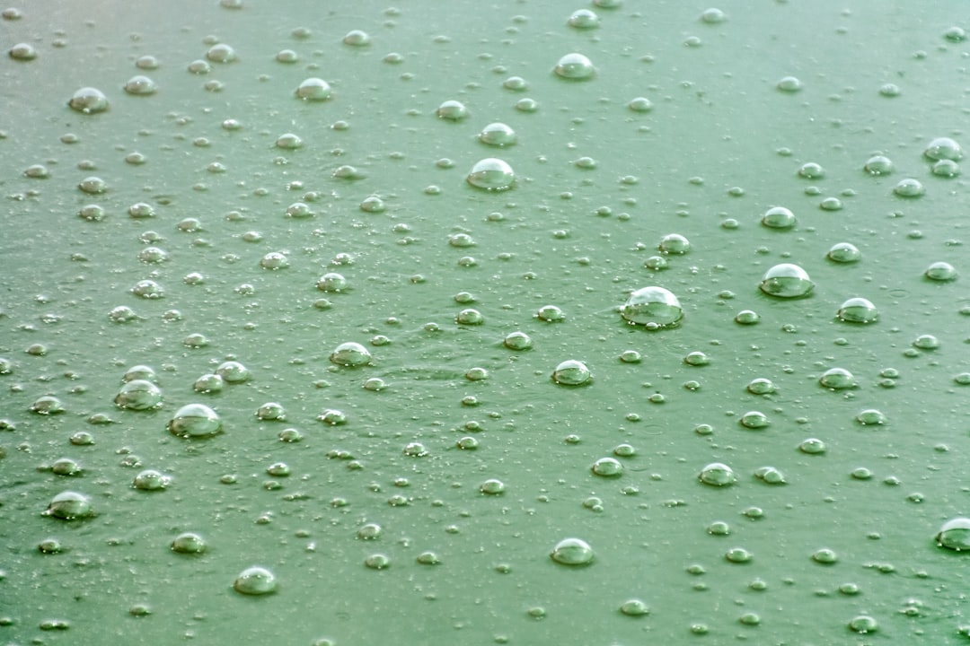 water droplets on clear glass
