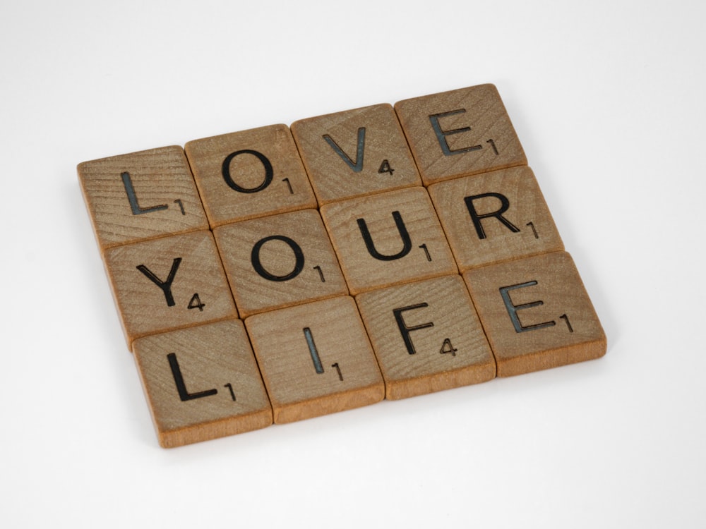 brown wooden blocks on white surface