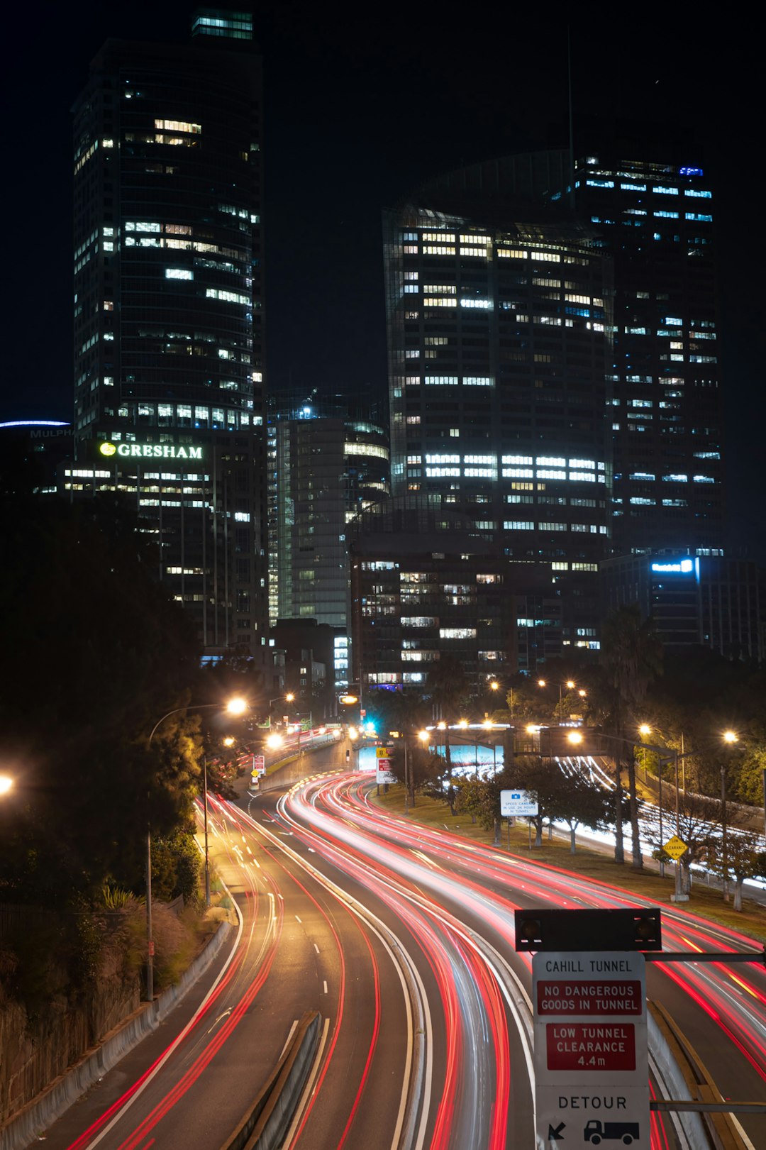 time lapse photography of cars on road during night time