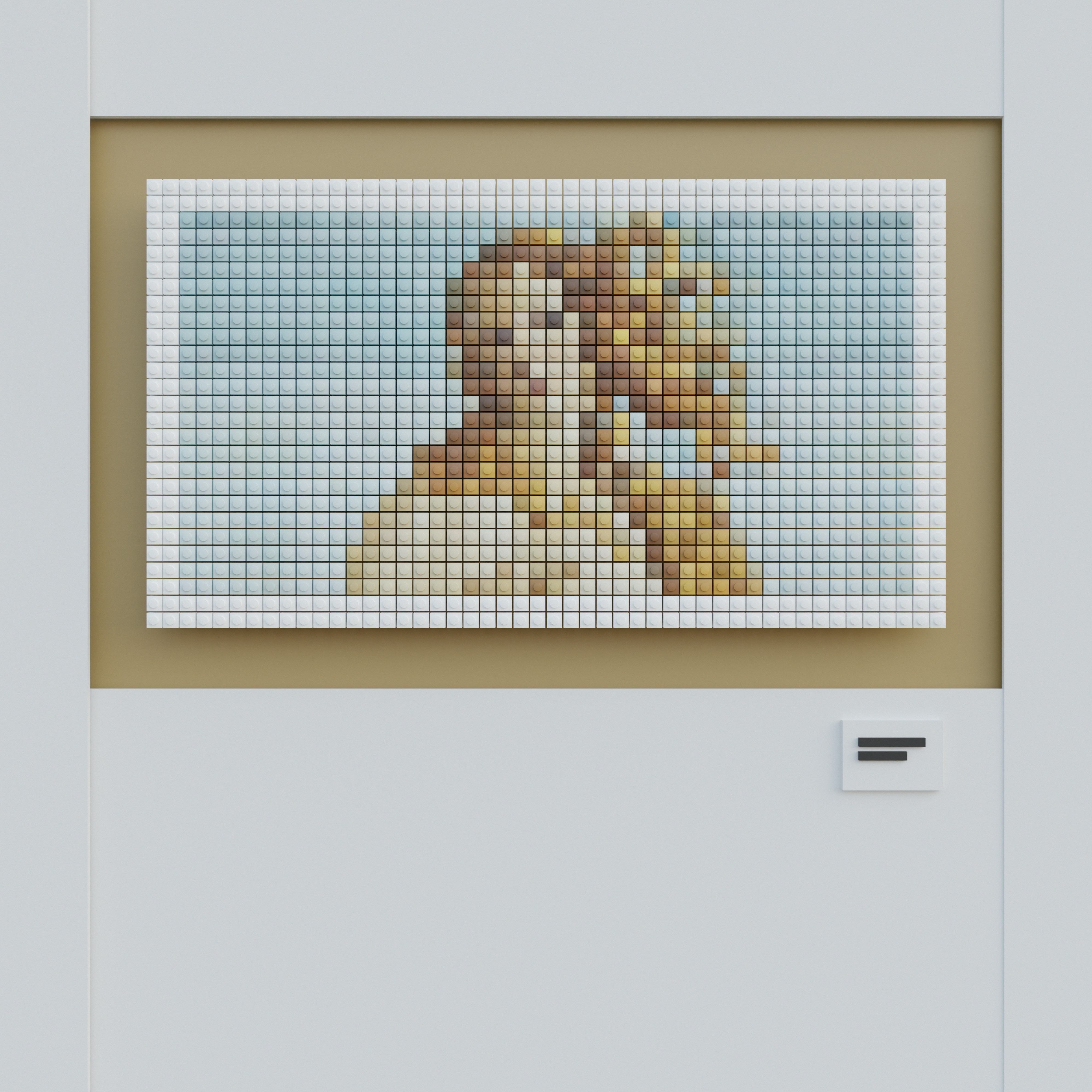 mosaic museum，I made this with blender.