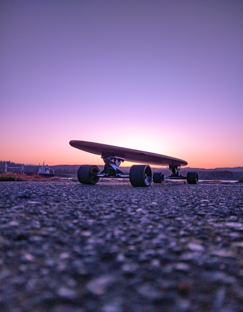 riding a pintail longboard