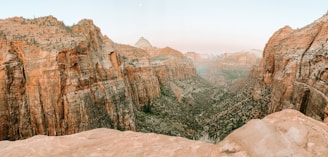 Angels landing in Zion National Park in Utah