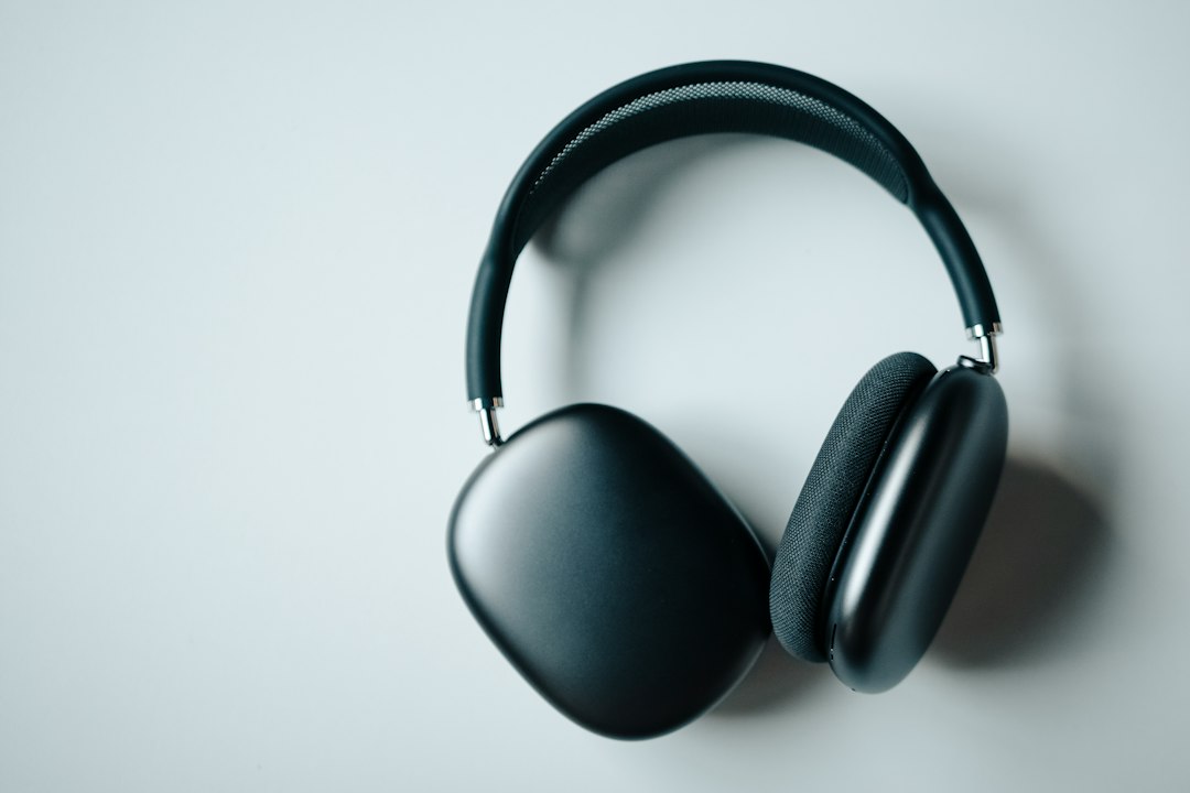 audiophile headphones closeup