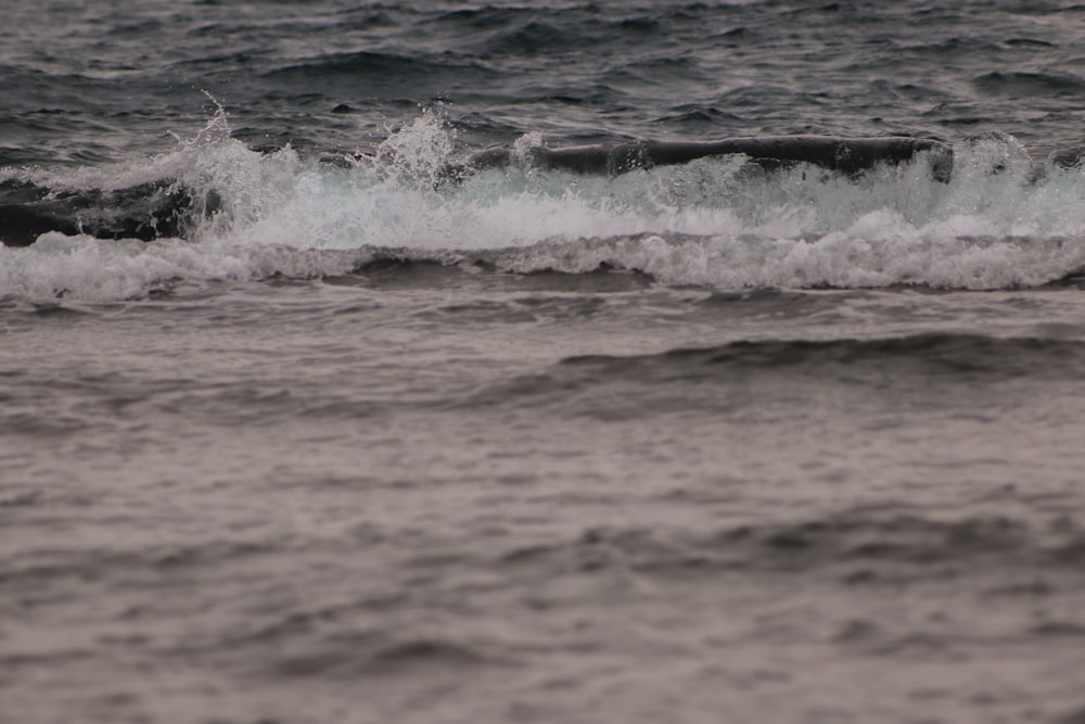 ocean waves crashing on shore during daytime