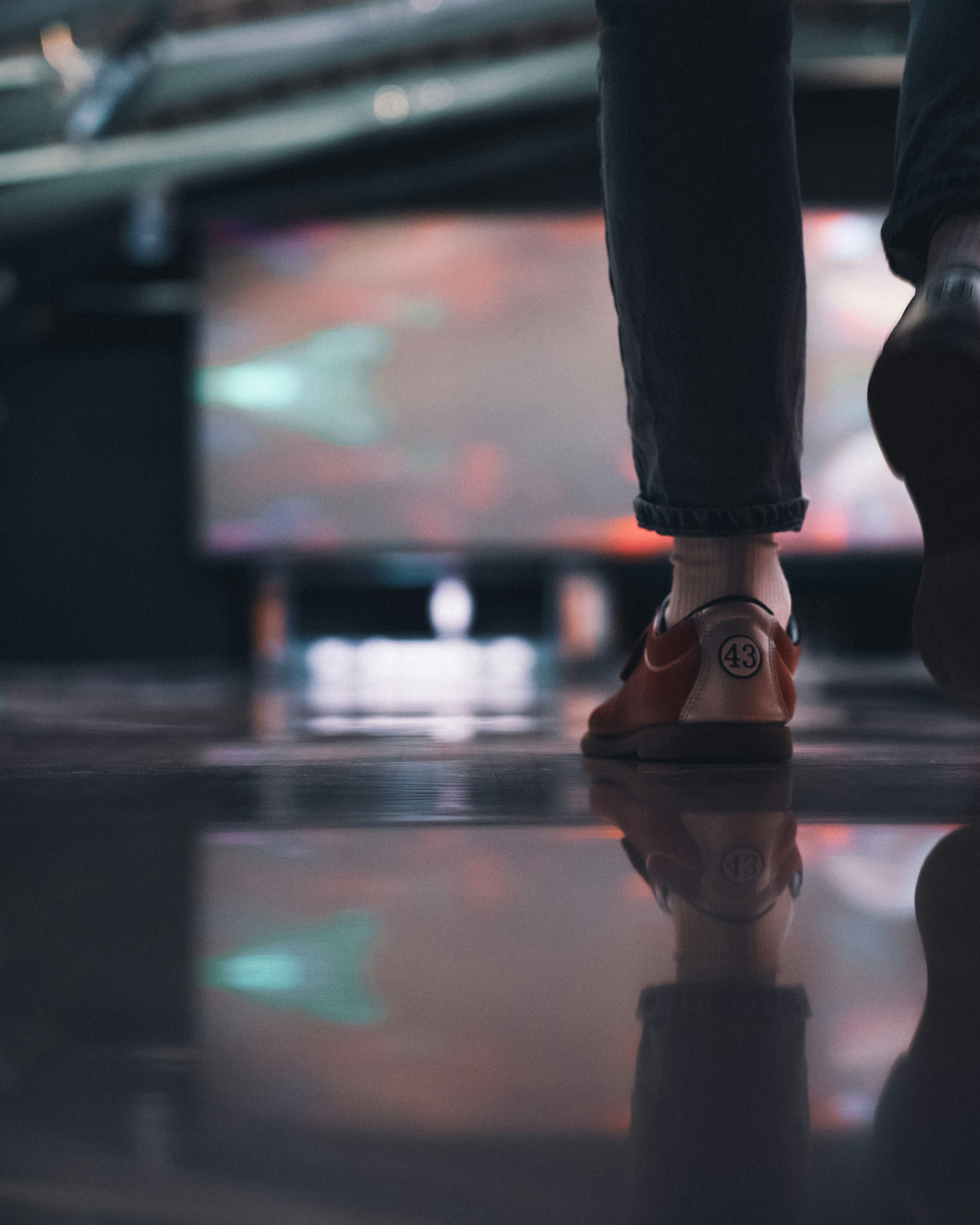 person wearing brown hiking sandals