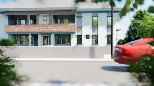 A modern duplex in Akure, Nigeria