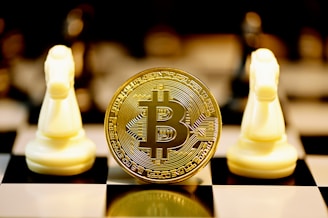 gold and silver round coin