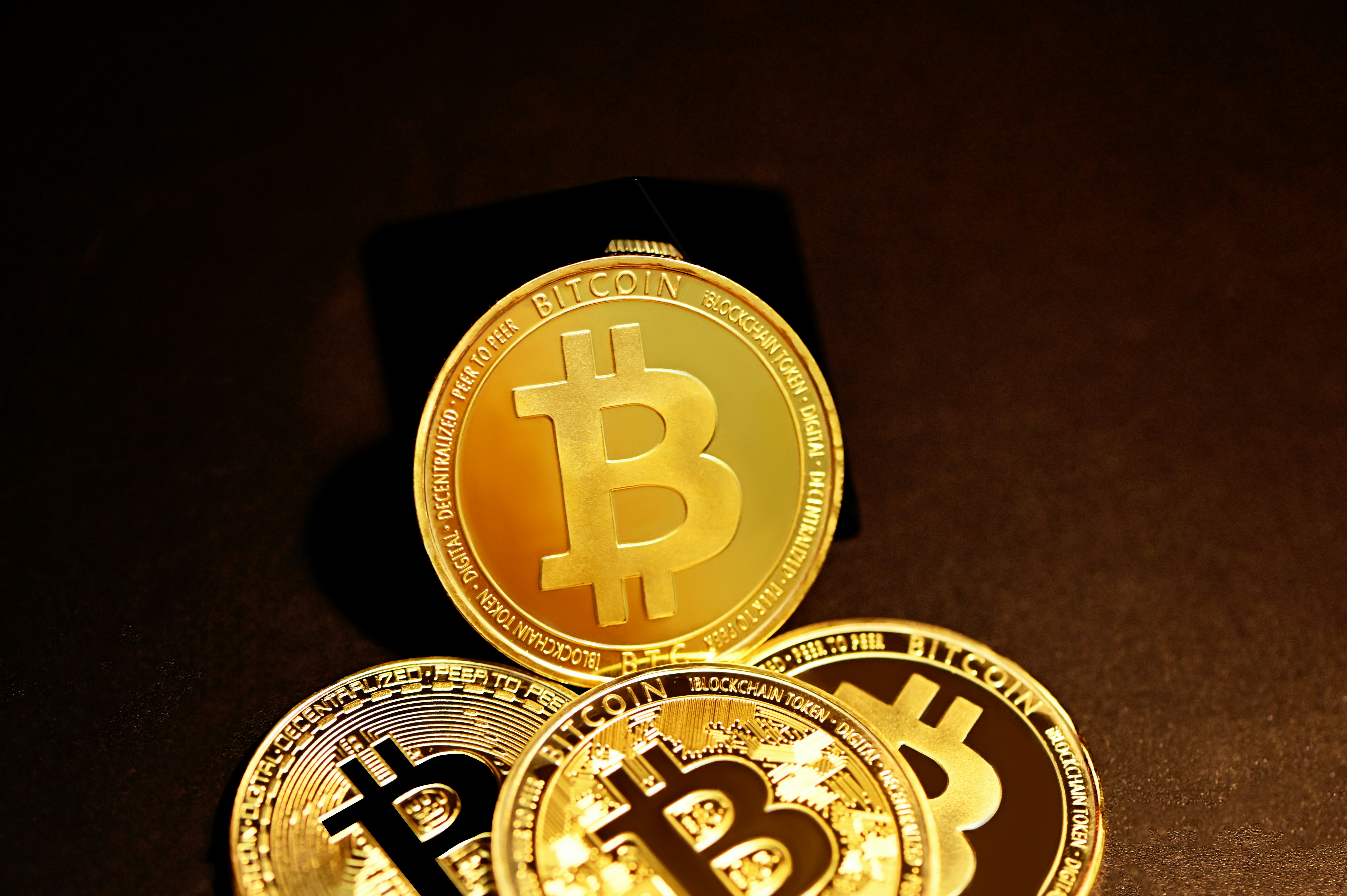 Bitcoins are together in the dark
