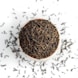 brown and black round food