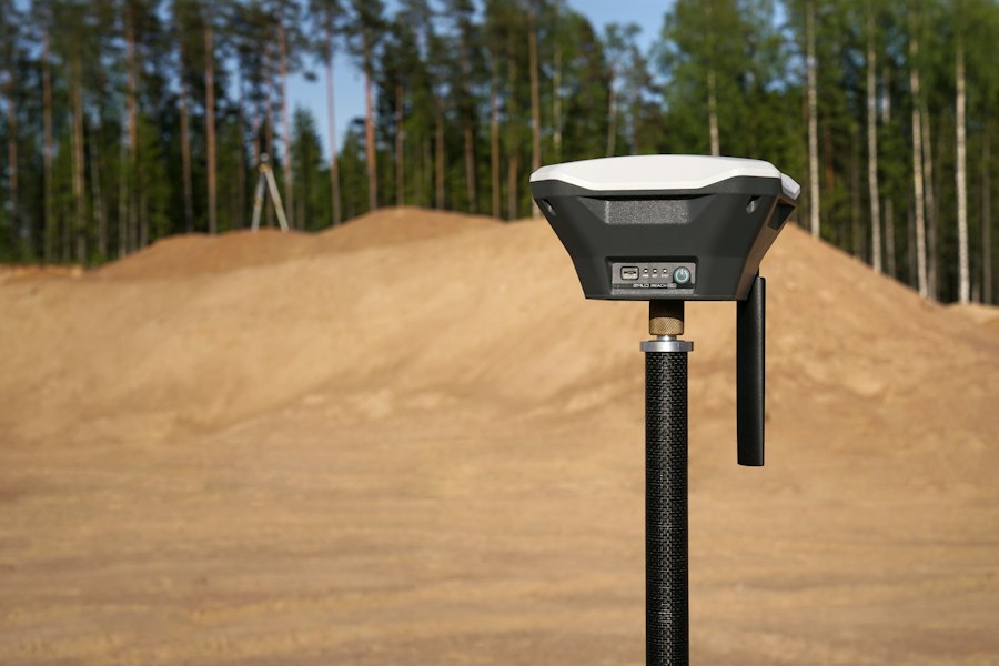 Receptor GNSS em campo