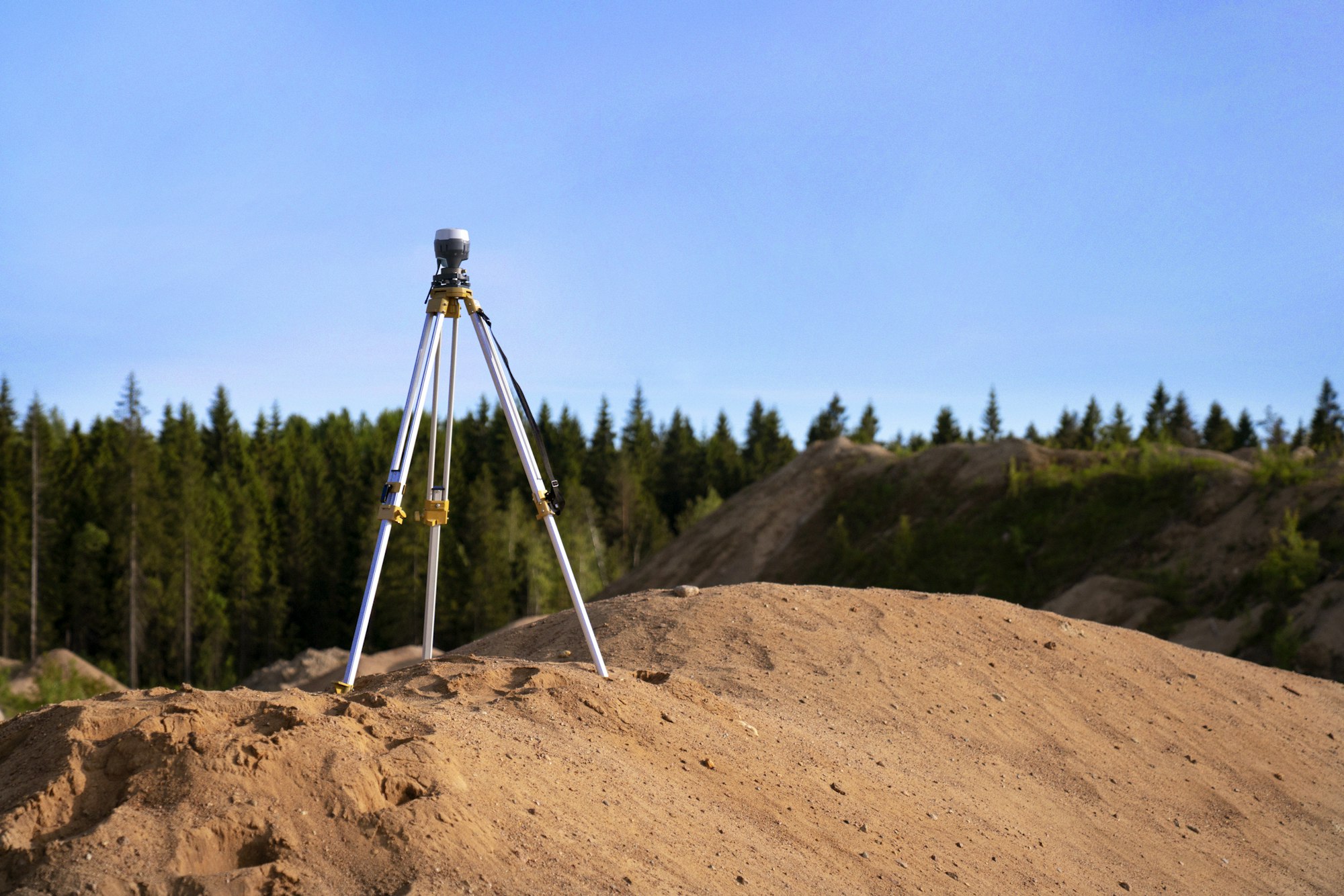 RTK survey in quarry