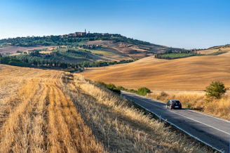 black car on road during daytime
