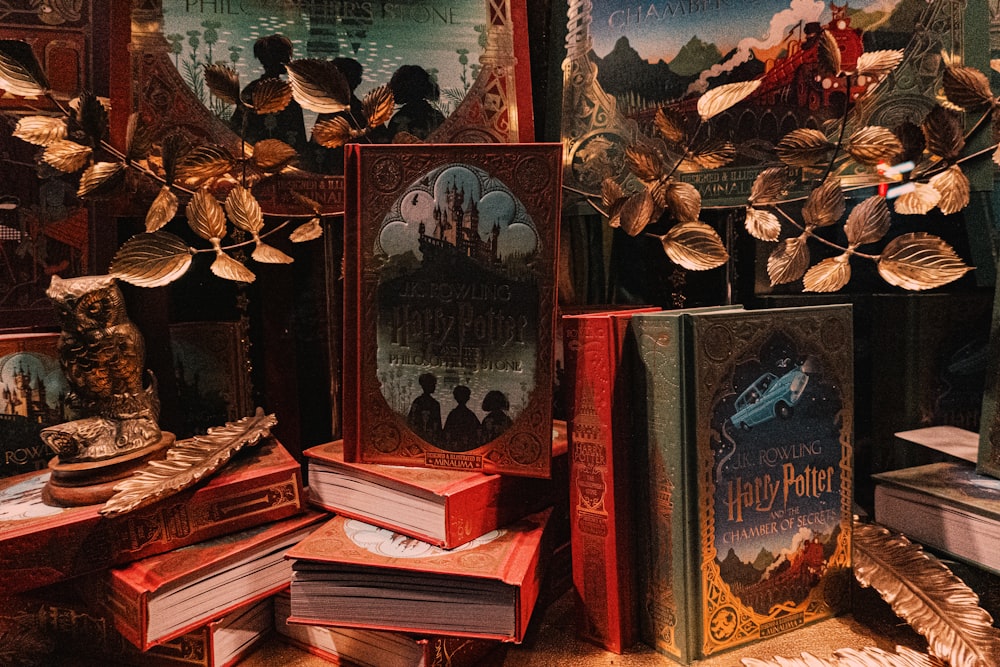Harry potter book collection hi-res stock photography and images