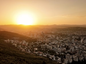 Golden Hour Cityscape
