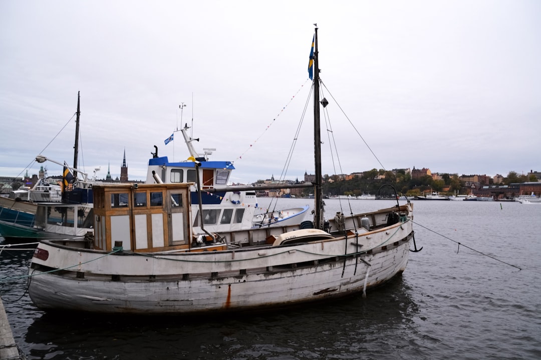 white and brown boat on sea during daytime