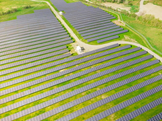 aerial view of green grass field during daytime