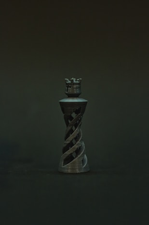 white and black striped lighthouse