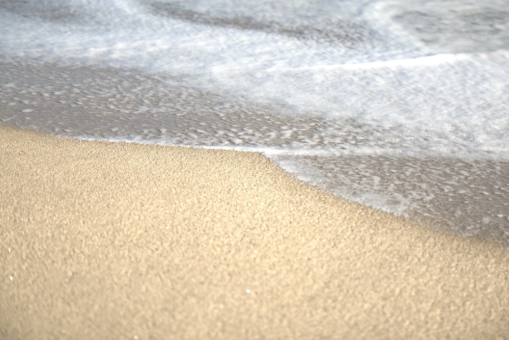 brown sand with water droplets