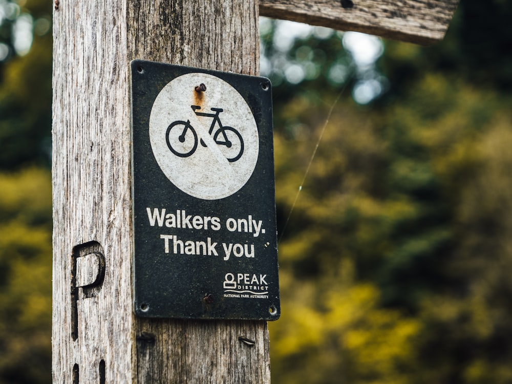 black and white wooden signage