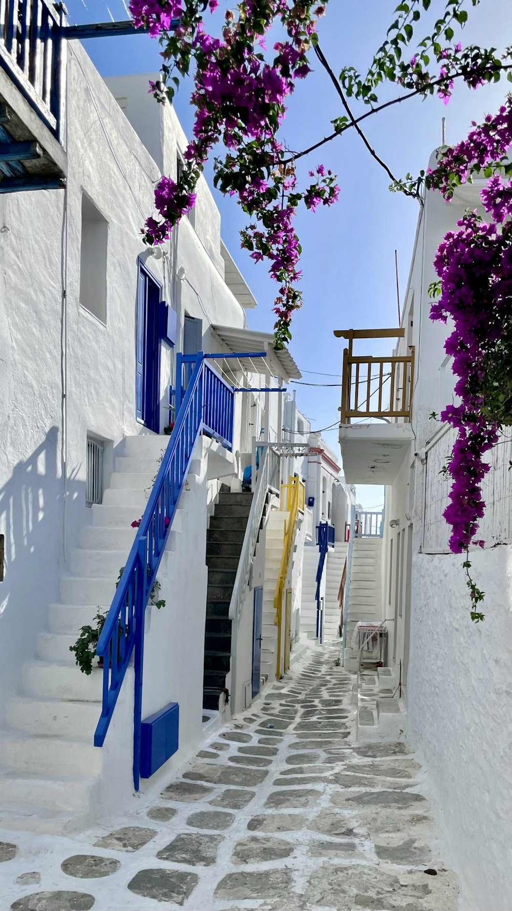 white and blue concrete building