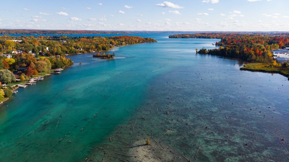 body of water under blue sky during daytime