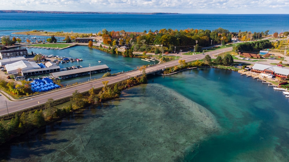 body of water near green trees during daytime