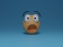 yellow and brown duck cartoon character