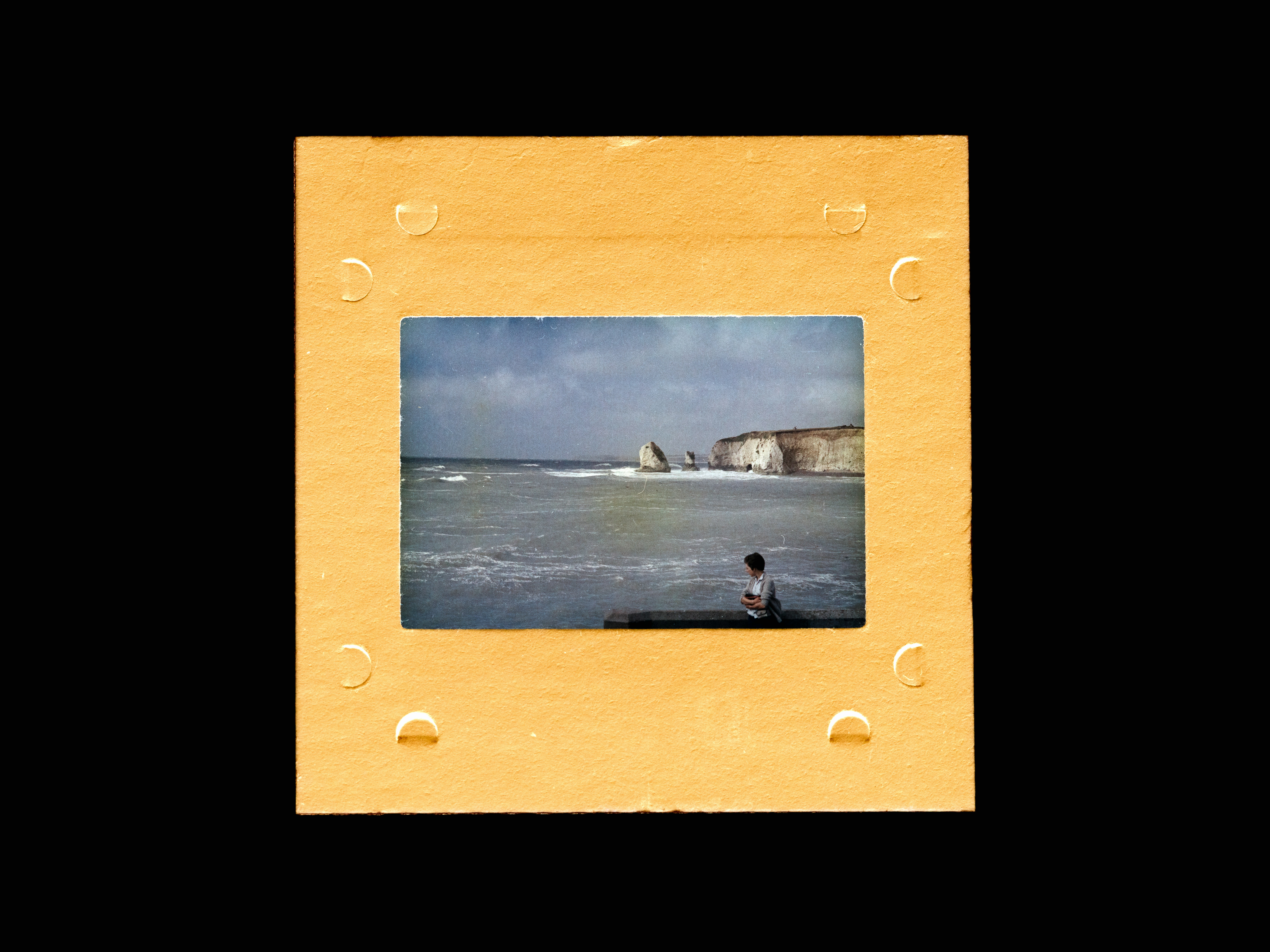 Brown wooden frame with black background photo – Free 35mm slide Image ...