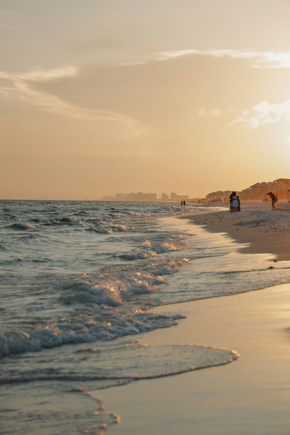 people on beach during daytime