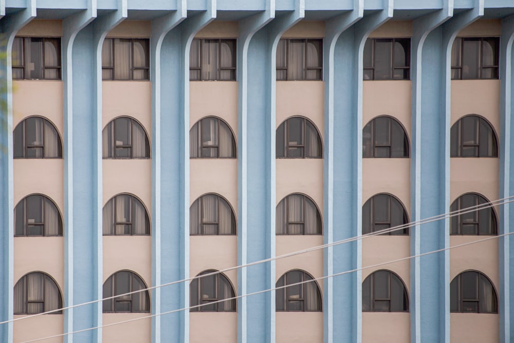 brown and white concrete building