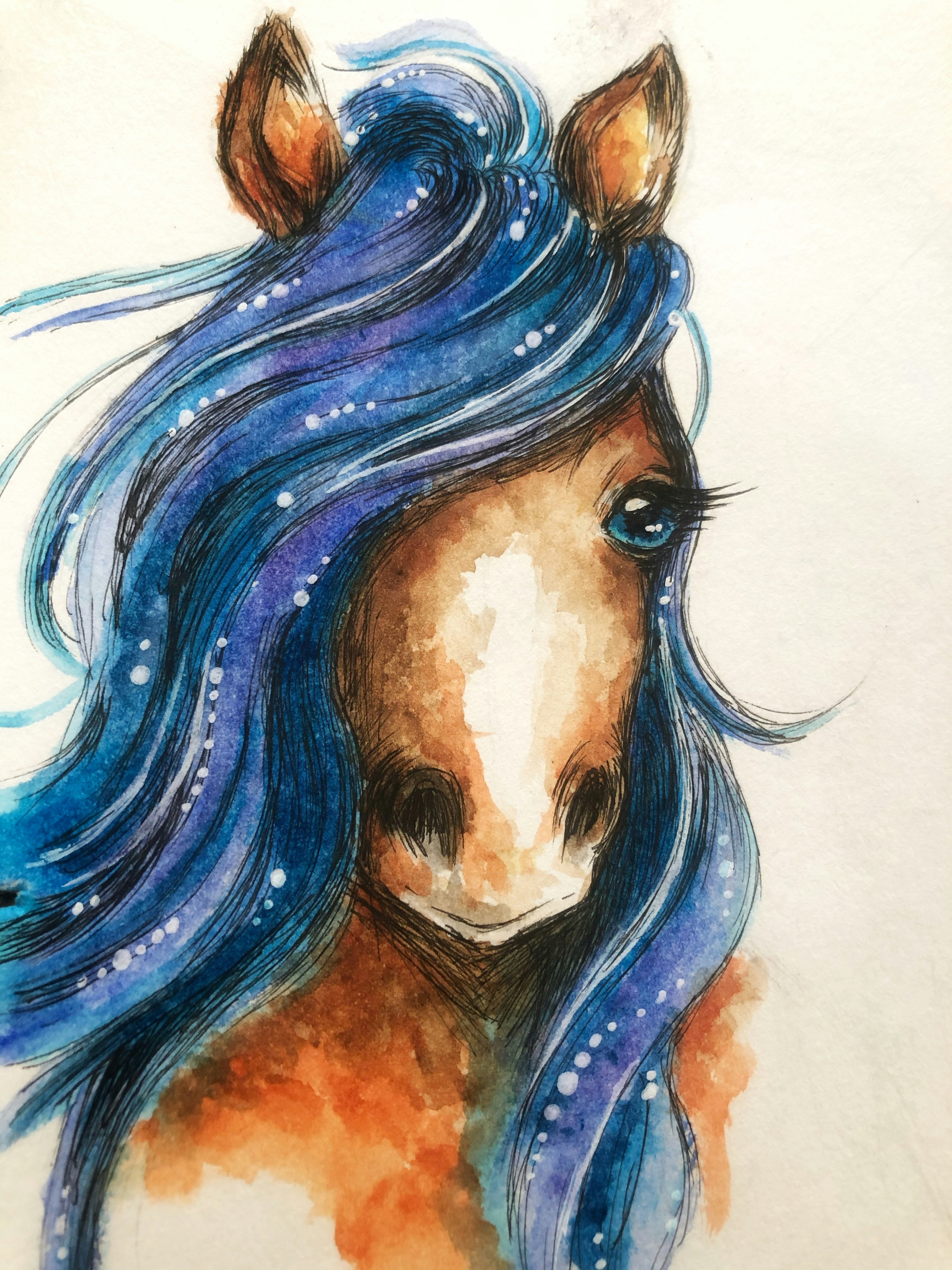 Aquarelle Animal Mystique