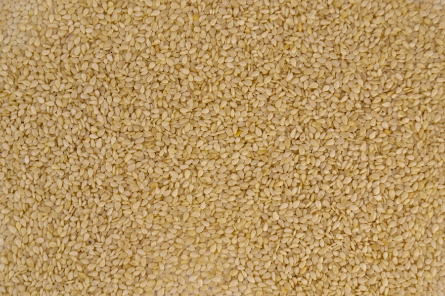 Raw sesame seeds